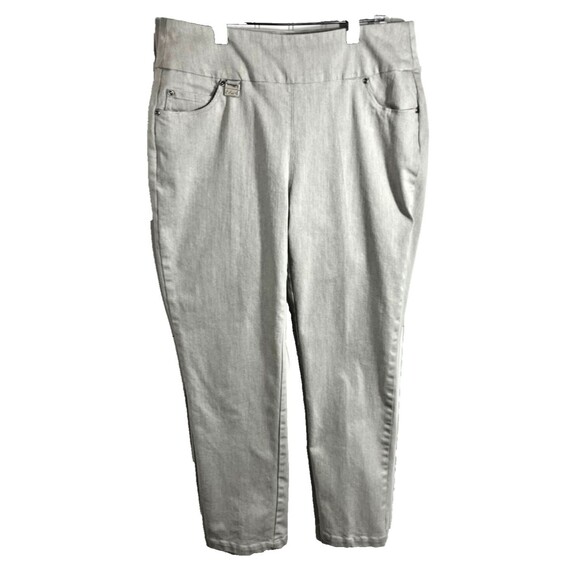 Lulu-B Pants - Lulu B Pants Women's Size 8 Beige Stretch Tapered Performance Career Golf Casual